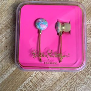 LILLY PULITZER EAR BUDS NWT